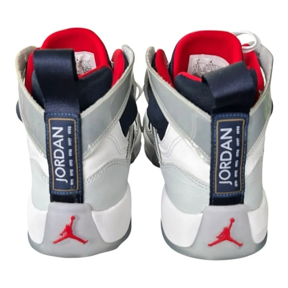 NIKE JORDAN Jumpman XIV Two Trey Olympic Sneakers Leather Mid Tops Men’s Sz 8 EC